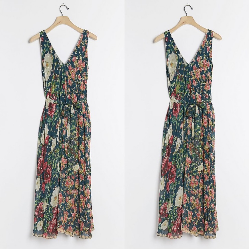 Anthropologie Hermosa Bias Maxi Dress